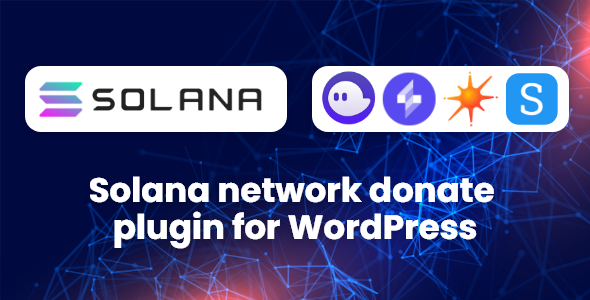 SolPay Donate - Solana network donate plugin for WordPress