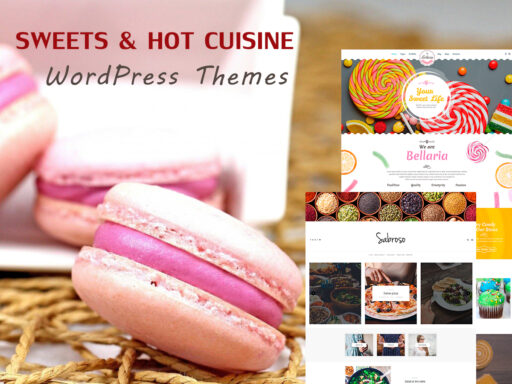 Sweets and Hot Cuisine WordPress Themes for Restaurants and Cafes