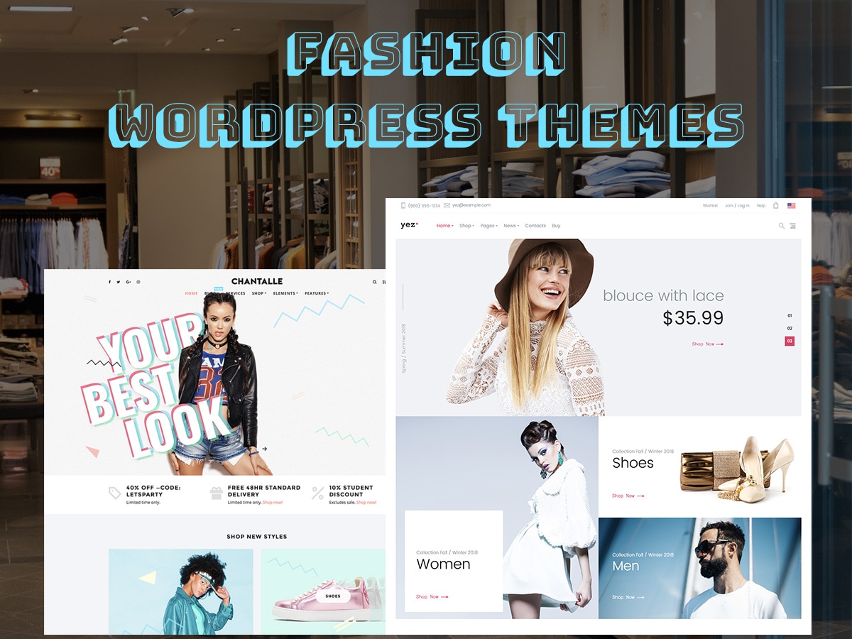 Custom Tailoring and Fashion WordPress Themes for Promotional Websites and Online Stores