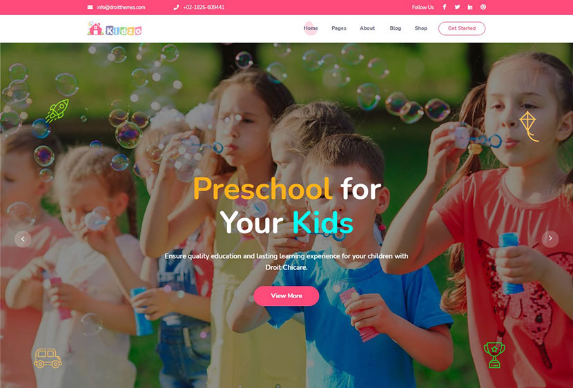 Kidzo - Kids & Children WordPress theme