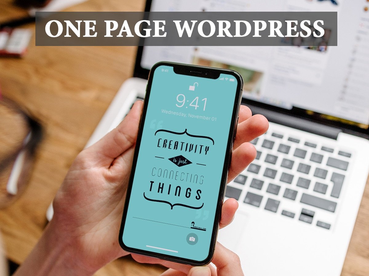 One Page WordPress Themes a Modern and Creative Collection