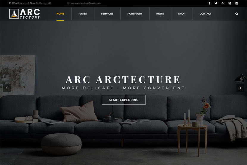 Interior And Furniture Design Wordpress Themes Wp Daddy