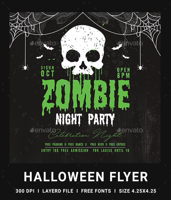 Halloween Flyers, Banners and Ads - October 2018 - WP Daddy