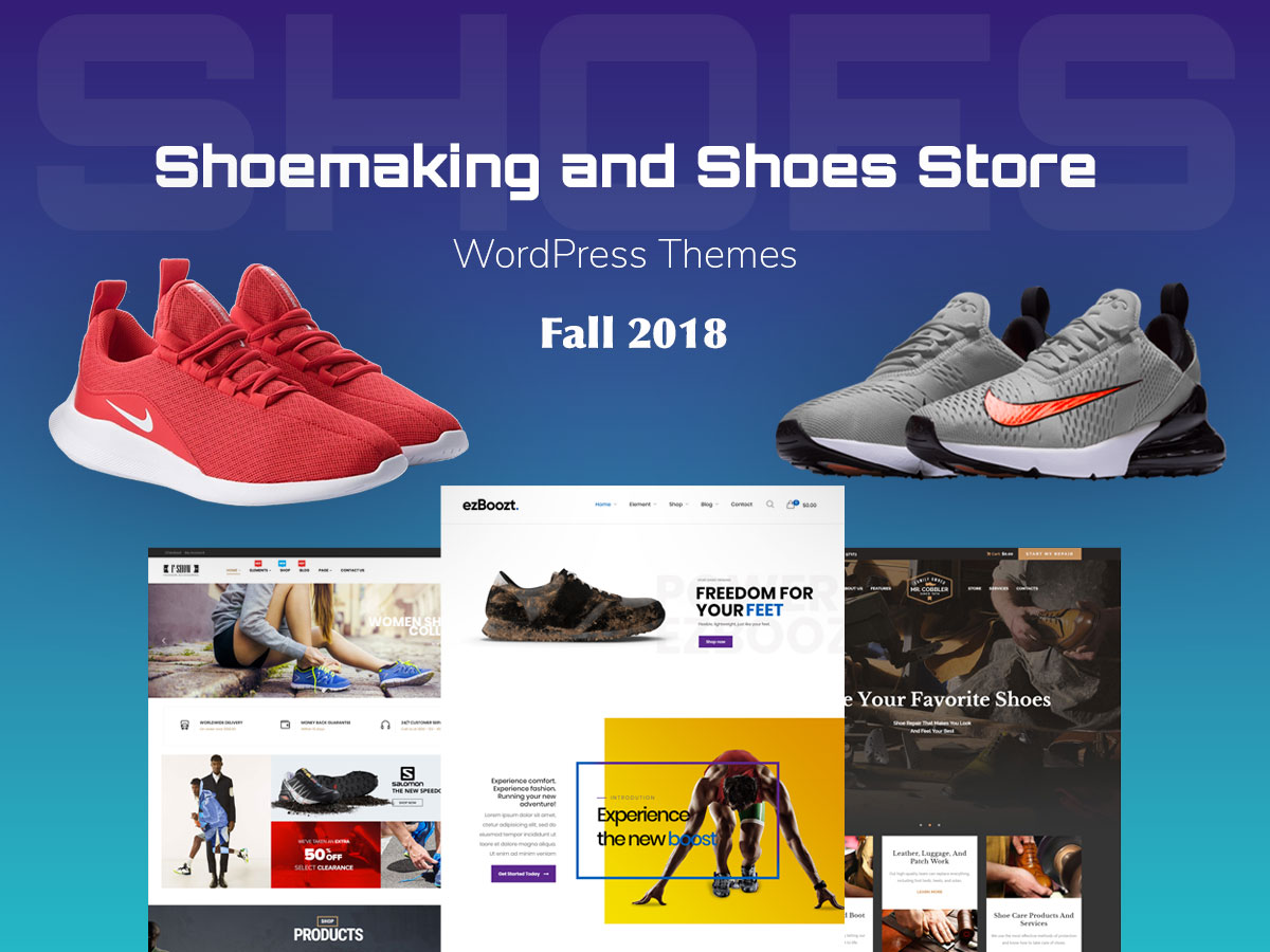 Shoemaking and Shoes Store WordPress Themes Fall