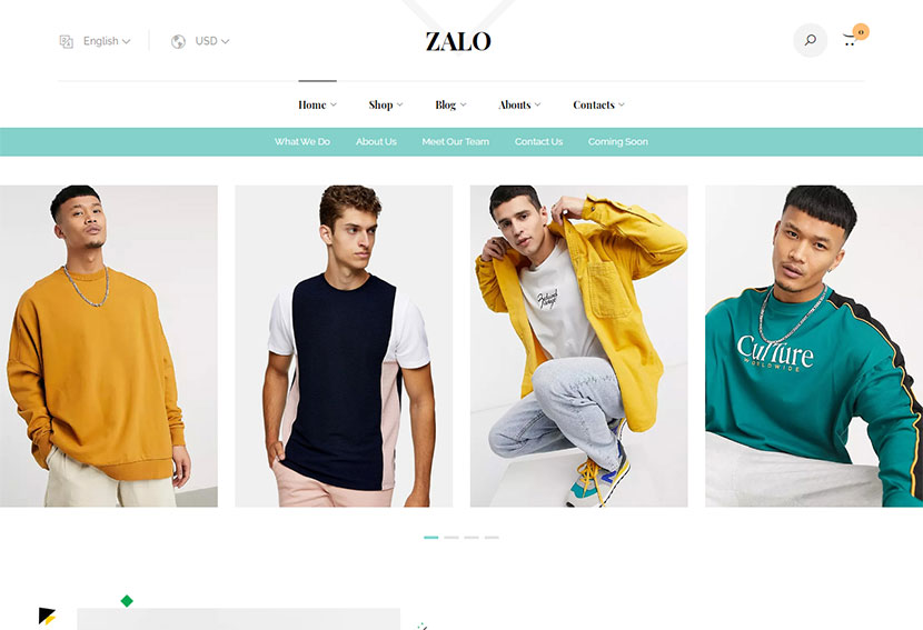 Zalo fashion - WooCommerce theme