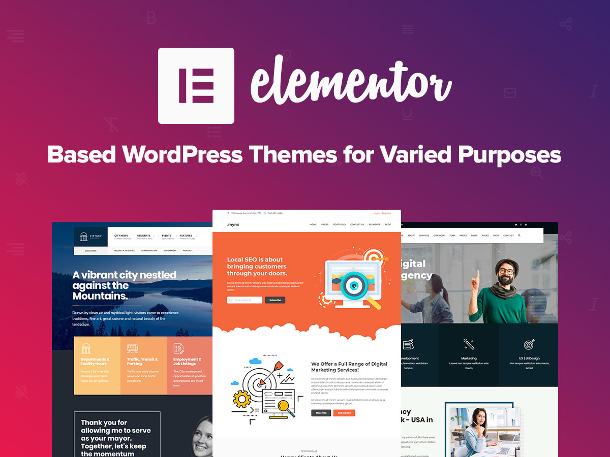 Elementor Based WordPress Themes For Varied Purposes WP Daddy