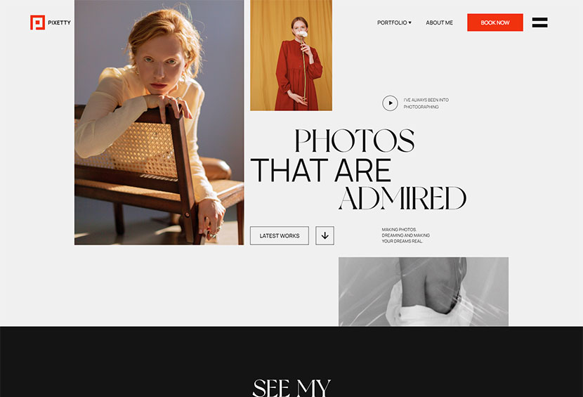 Pixetty - Photographer Booking Theme