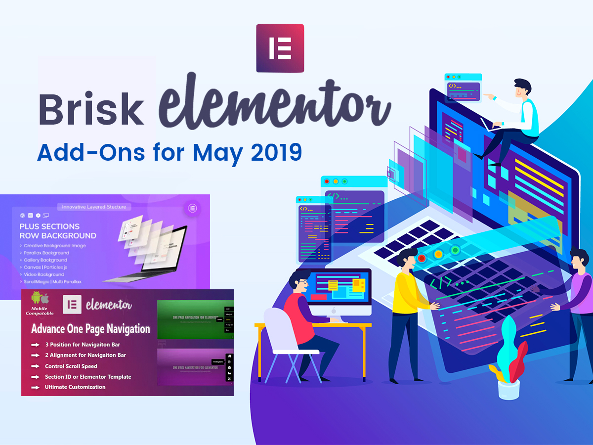 Brisk Elementor Add Ons for May