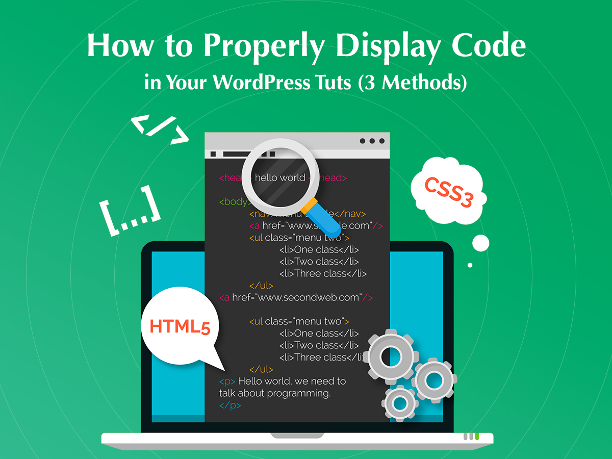 How To Properly Display Code In Your WordPress Tuts WP Daddy