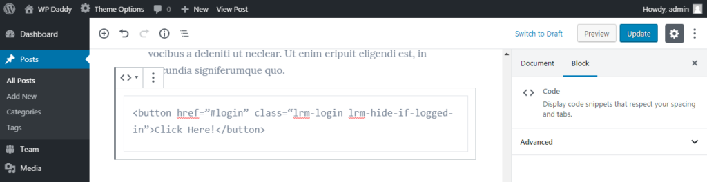 How to Properly Display Code in Your WordPress Tuts - WP Daddy