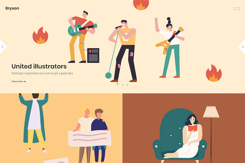 Top Illustrator Portfolio Wordpress Themes Wp Daddy