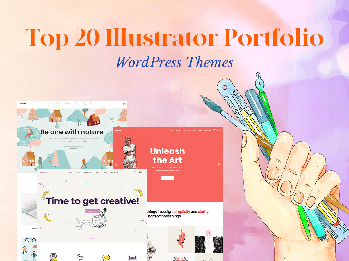 Top  Illustrator Portfolio WordPress Themes