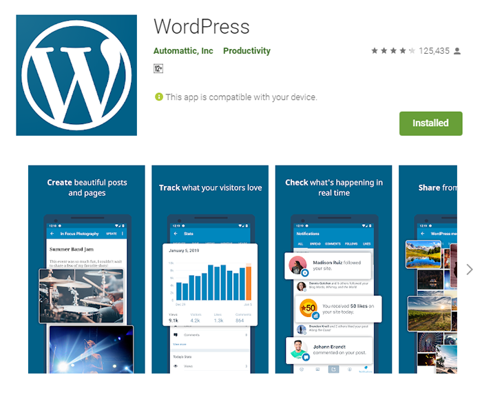 Wordpress to App