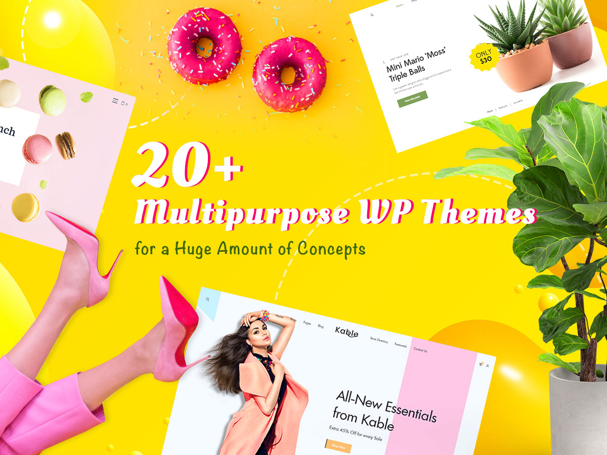 20+ Multipurpose WordPress Themes for a Huge Amount of Concepts