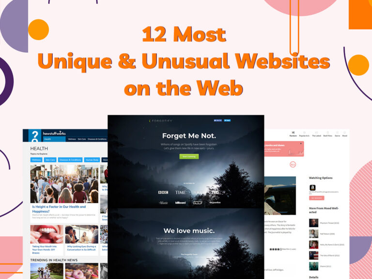 12 Most Unique and Unusual Websites on the Web - WP Daddy