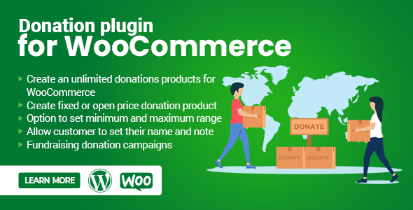 Donation plugin for WooCommerce