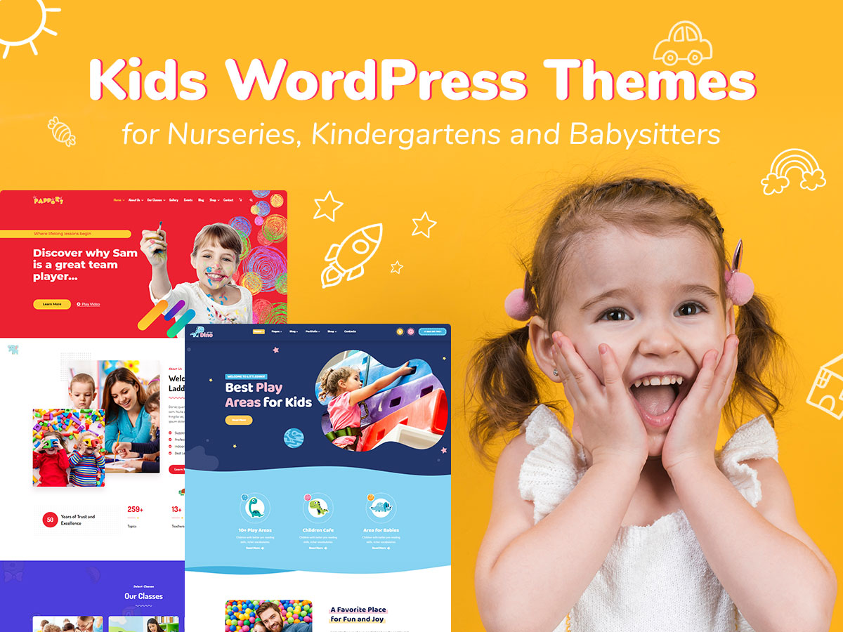 Kids WordPress Themes for Nurseries Kindergartens and Babysitters