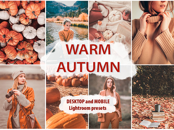 9 Autumn Desktop and Mobile Lightroom presets