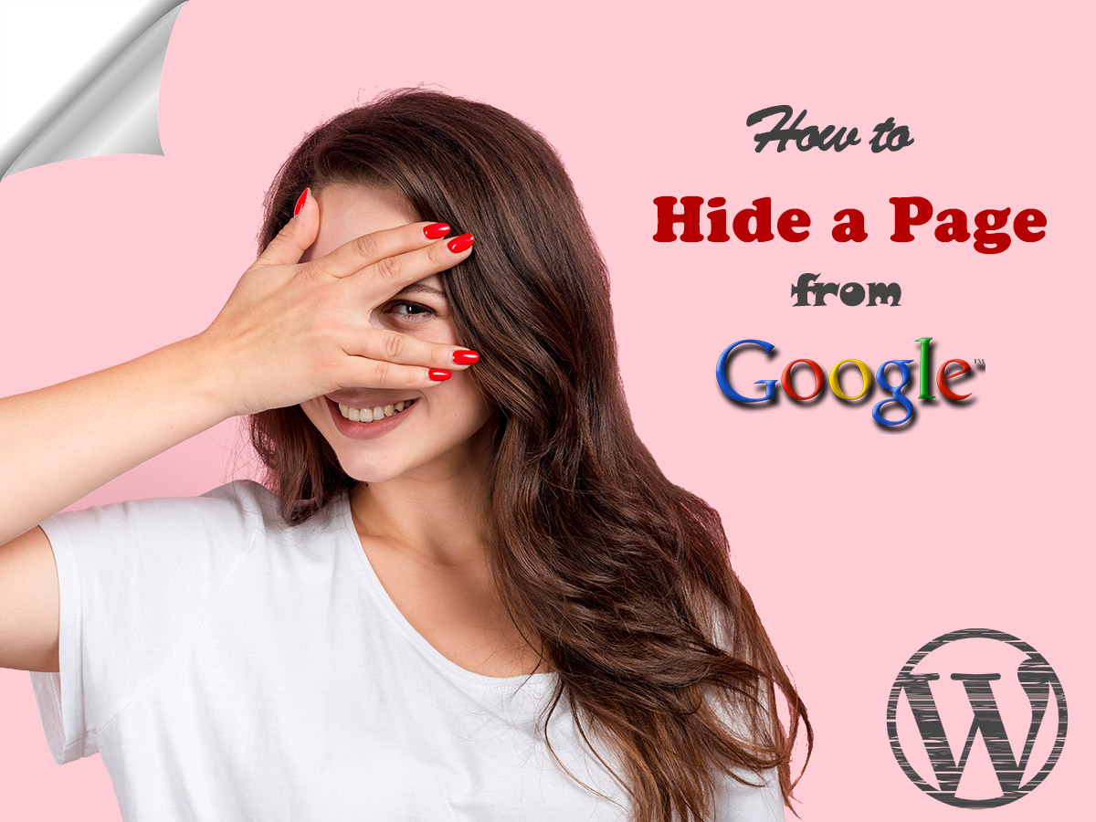 How to Hide a Page from Google