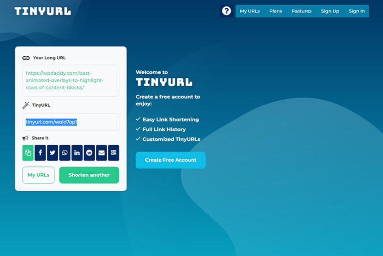 Top 5 Best URL Shortening Services for GoodLooking URLs WP Daddy