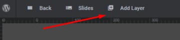 add layer icon revslider