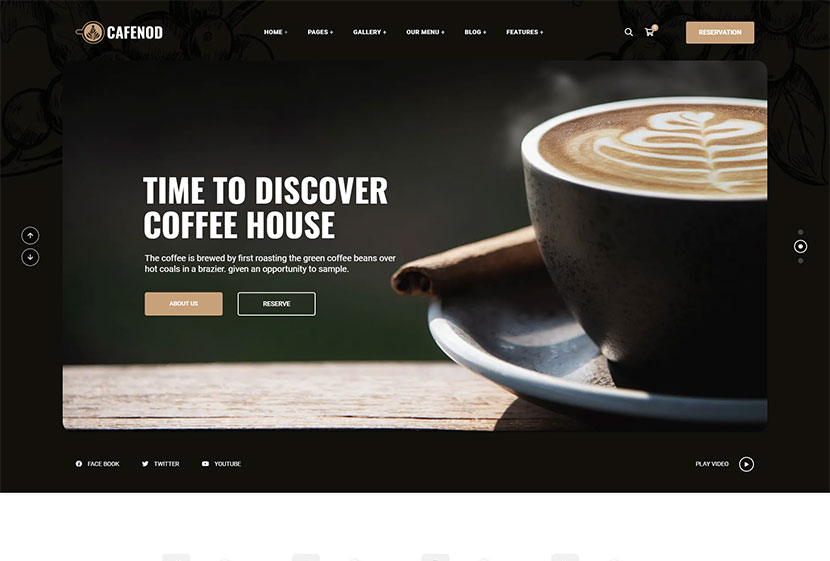 Cafenod - Coffee Shop WordPress Theme
