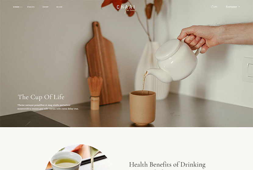 Chaai - Organic Tea Shop Theme