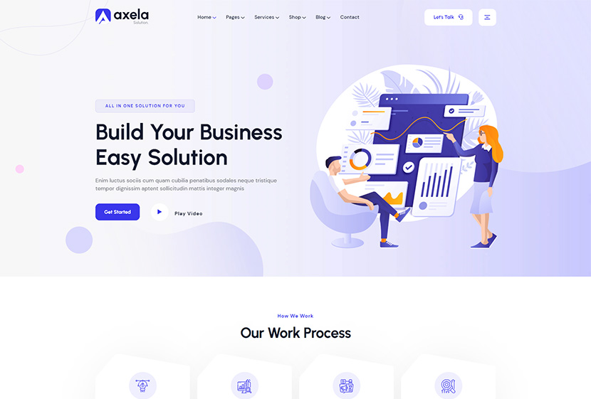 Axela - Creative Agency & Portfolio WordPress Theme