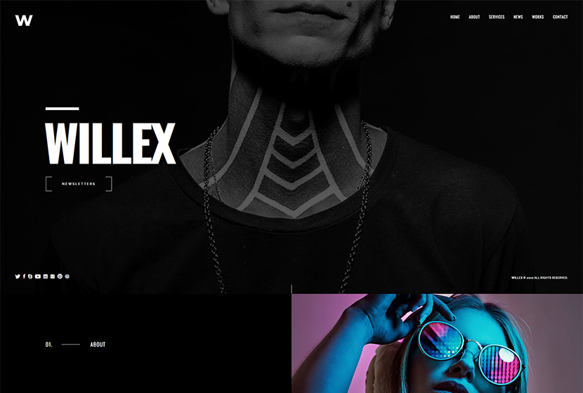 Willex - Photography Portfolio WordPress Theme