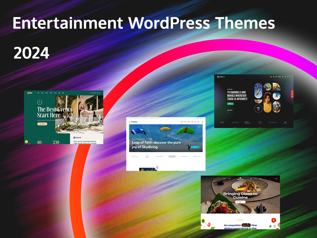 The Newest Entertainment WP Themes for 2024